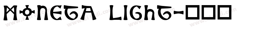 Moneta Light字体转换